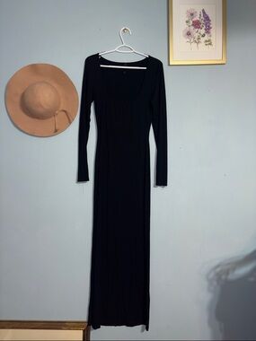 slim fit dress slacks SKIMS Soft Lounge Long Sleeve Dress